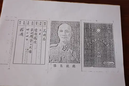 学员登记表翻拍