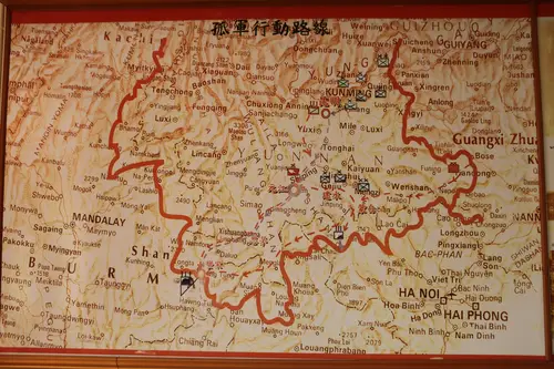 孤军行动路线图